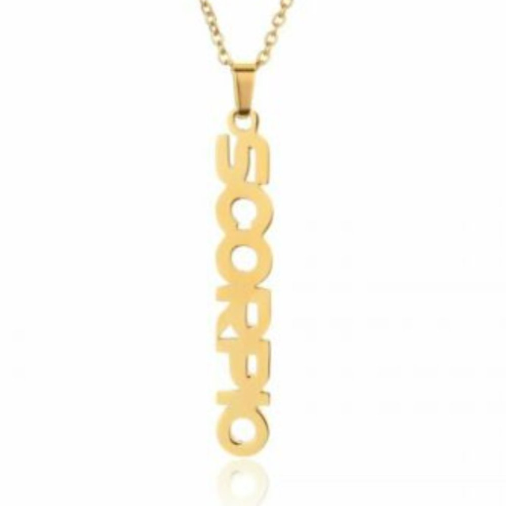 "Emma" Scorpio Gold Necklace Oct 23 - Nov 21